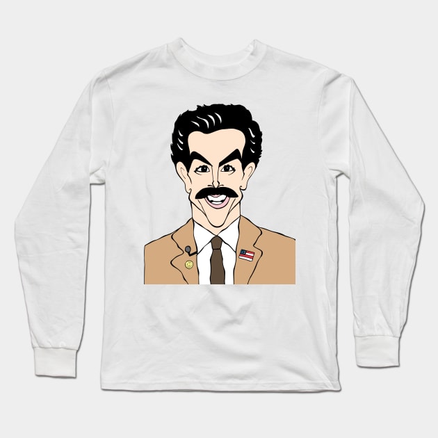 Comedy character Long Sleeve T-Shirt by cartoonistguy